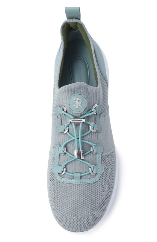 Текстильные кроссовки Stefano Ricci UZ689G2427/TSWY Зелёный  UZ689G2427/TSWY Фото 6