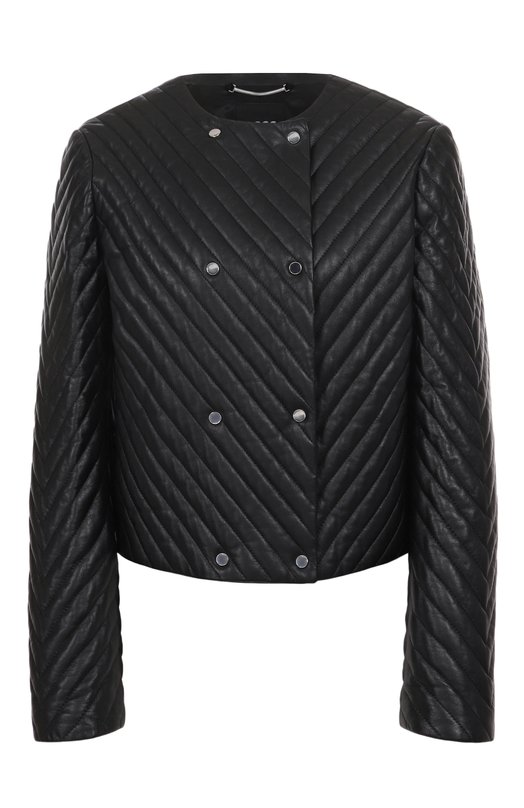Кожаная куртка BOSS 50541919 Чёрный 50541919