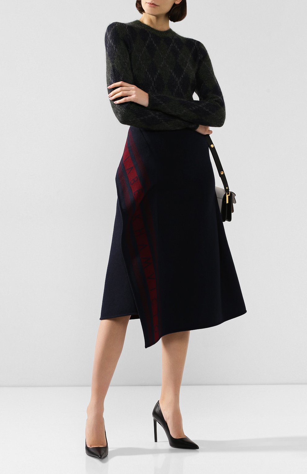 Шерстяная юбка VICTORIA BECKHAM, арт. SK MID 31108, фото 2