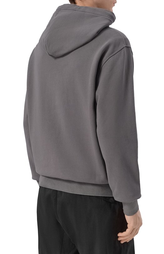 Хлопковое худи C.P. Company 20CMSS037B/110044R Серый  20CMSS037B/110044R Фото 4