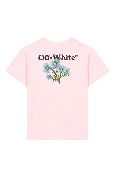 Хлопковая футболка OFF-WHITE, арт. 0GAA001S26JER004_001, фото 2