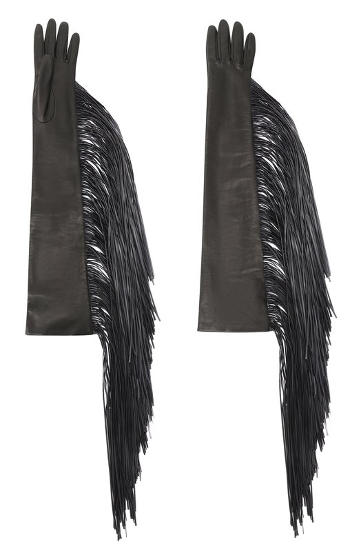 Кожаные перчатки Sportmax ANGEL1234 Чёрный  ANGEL1234 Фото 2