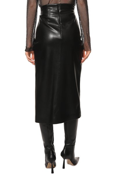 Юбка из экокожи MSGM, арт. 3441MDD09 237110, фото 4