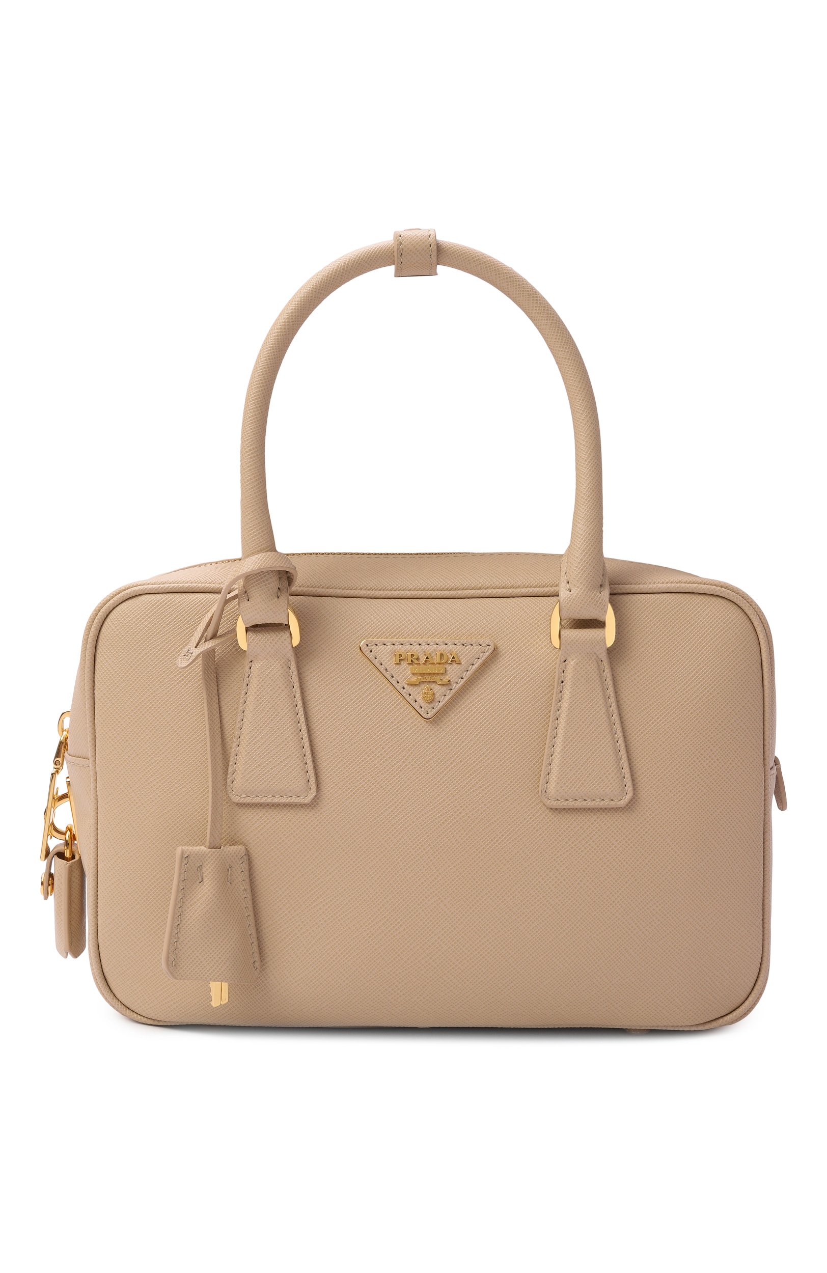 Сумка PRADA светло-бежевого цвета по цене 431000 руб., арт. 1BB113/NZV, фото 1 Сумка PRADA, арт. 1BB113/NZV, фото 1