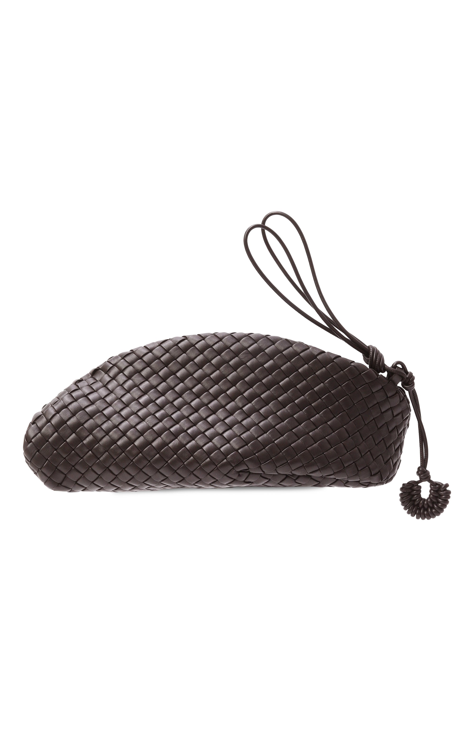 Клатч onda small BOTTEGA VENETA темно-коричневого цвета по цене 538000 руб., арт. 867352/V01D1, фото 1 Клатч onda small BOTTEGA VENETA, арт. 867352/V01D1, фото 1