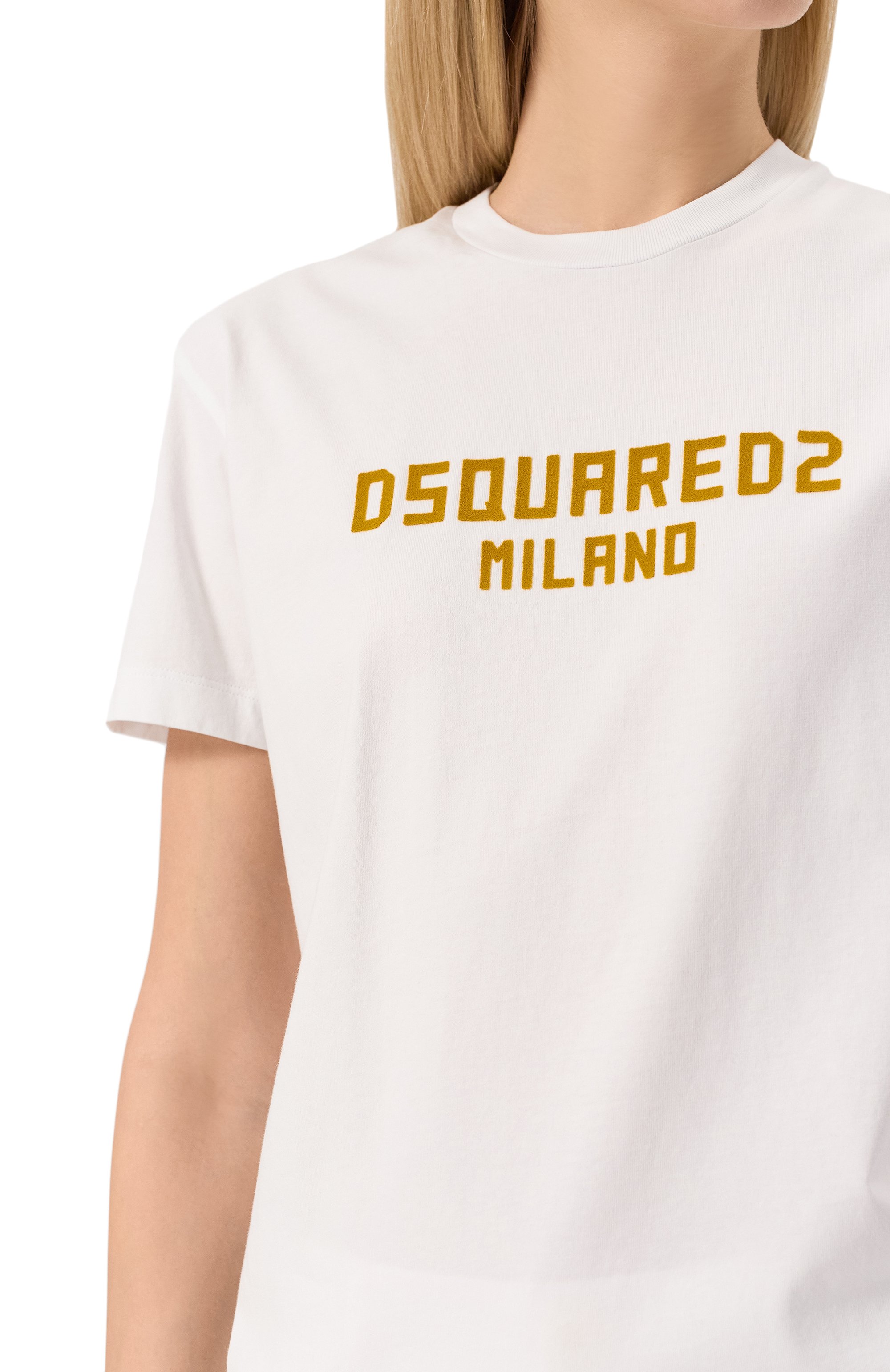 Хлопковая футболка DSQUARED2, арт. S75GD0471/D20020, фото 5