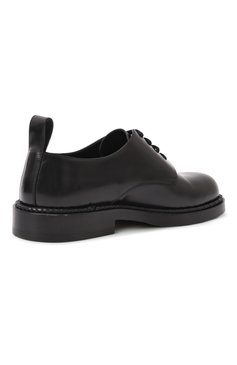 Мужские кожаные дерби BOTTEGA VENETA черного цвета, арт. 754565/V2WX0 | Фото 5 (Материал сплава: Проставлено; Материал внутренний: Натуральная кожа; Нос: Не проставлено; Стили: Классический; Материал внешний: Натуральная кожа)