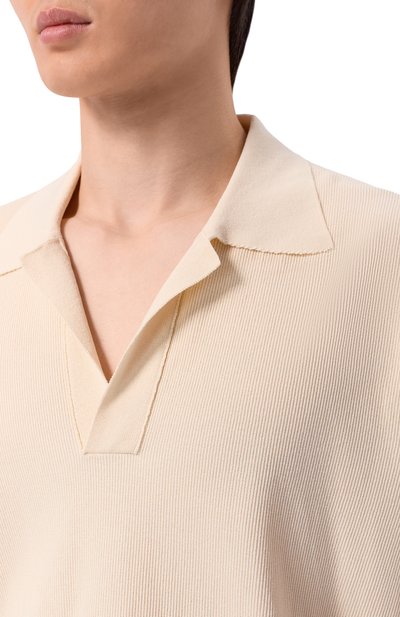 Поло из хлопка и шелка UMA WANG, арт. UK7543, фото 5