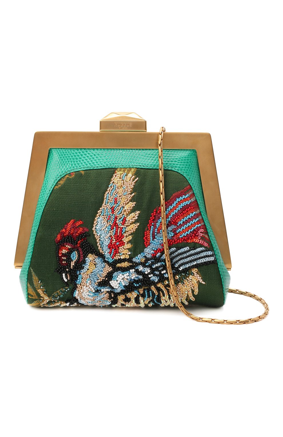 Клатч mydas small из кожи ящерицы RUBEUS MILANO, арт. 012/16D/ LZD&LM, фото 7