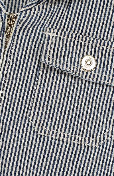 Джинсовый комбинезон на молнии с поясом CHLOÉ, арт. C14544/14A, фото 3