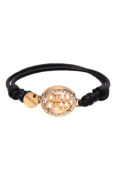 Кожаный браслет MIU MIU, арт. 5IB391-2F33-F0002, фото 1