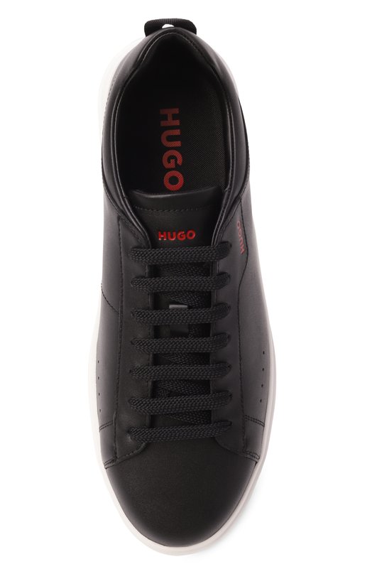 Кожаные кеды Blake HUGO 50499261 Чёрный  50499261 Фото 5