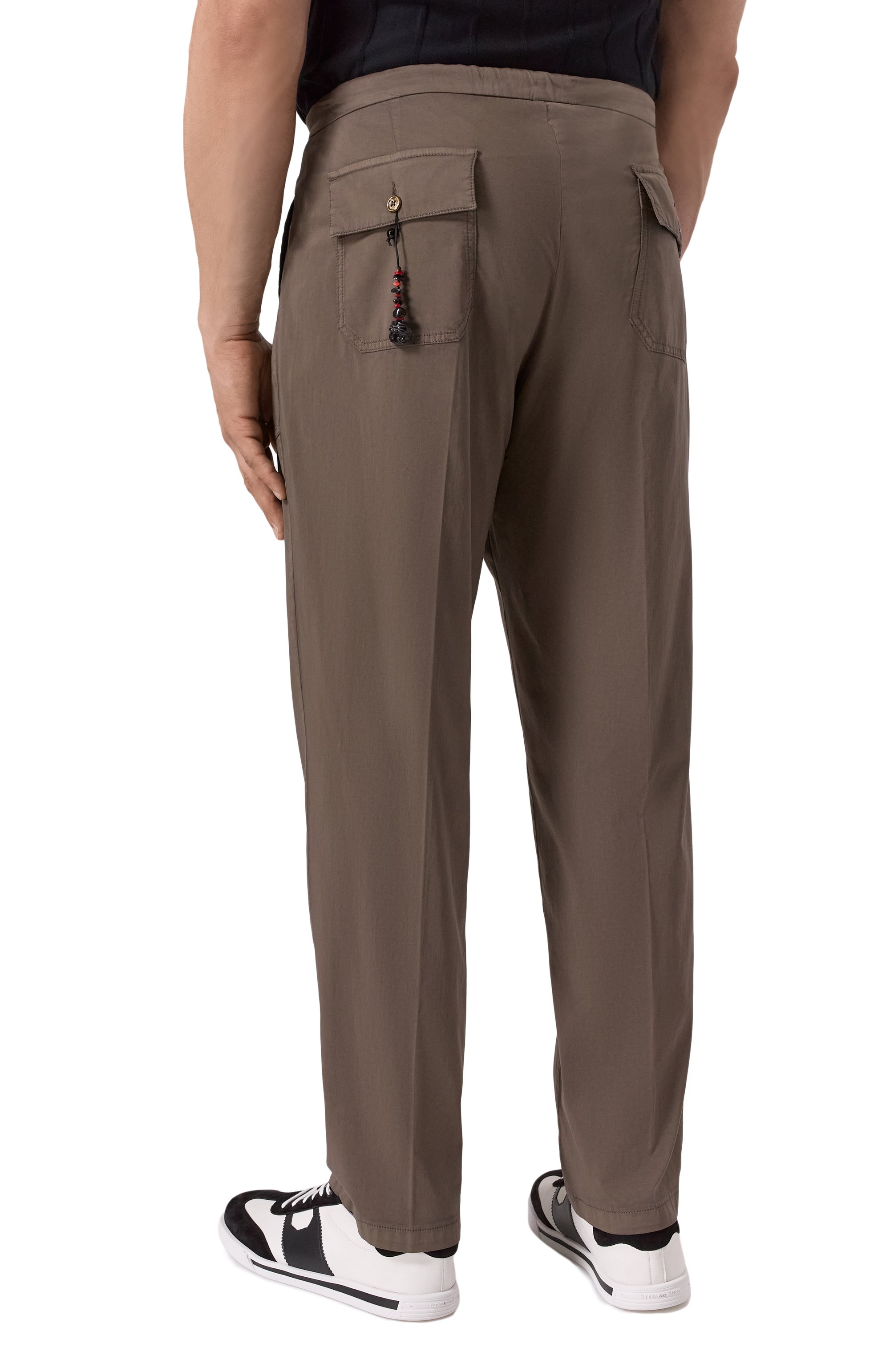 Брюки из хлопка и шелка MARCO PESCAROLO, арт. BAIA/5109, фото 4