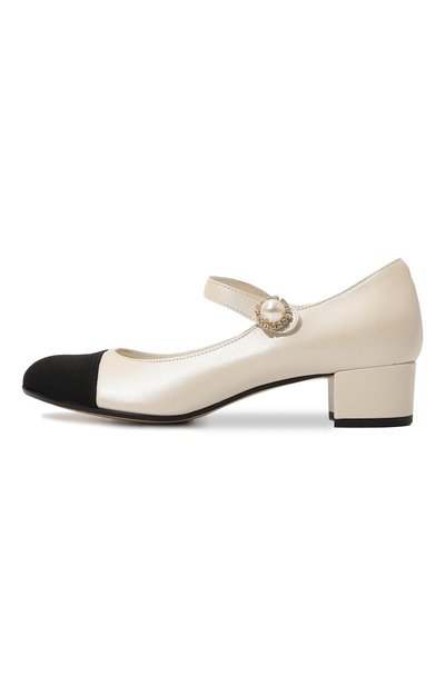 Кожаные туфли MISSOURI кремового цвета по цене 25700 руб., арт. 78085 D/27-30, фото 2 Кожаные туфли MISSOURI, арт. 78085 D/27-30, фото 2