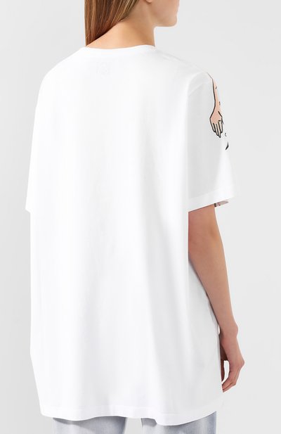 Футболка loewe x paula's ibiza LOEWE белого цвета по цене 41550 руб., арт. S616341X16, фото 4 Футболка loewe x paula's ibiza LOEWE, арт. S616341X16, фото 4