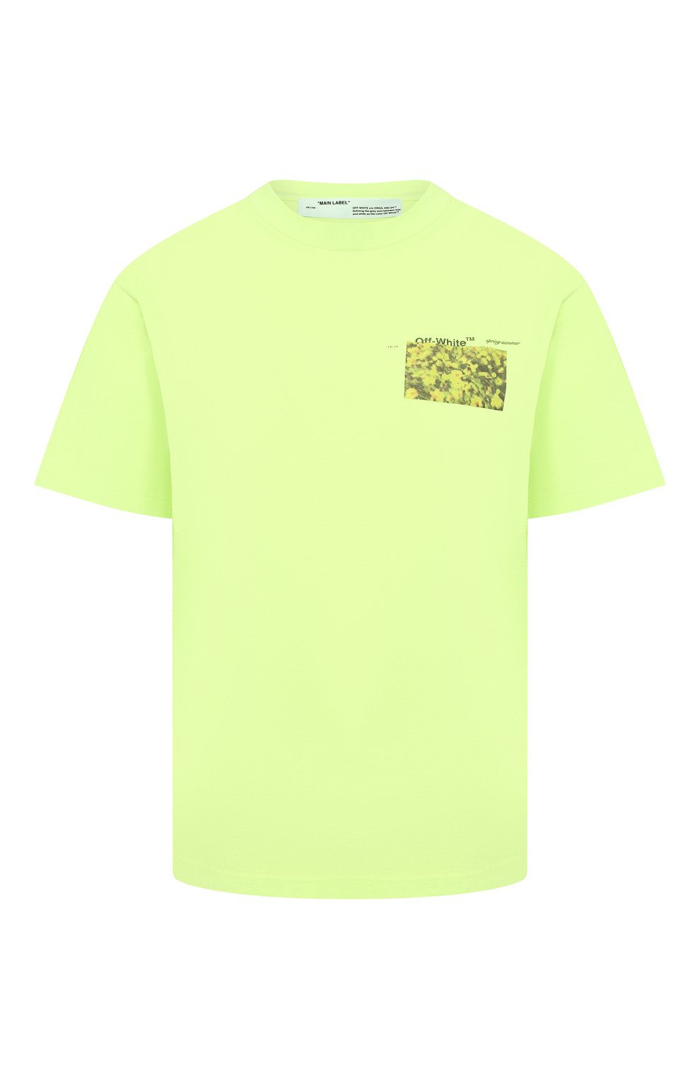 Хлопковая футболка OFF-WHITE, арт. 0WAA049S19D960786288, фото 1