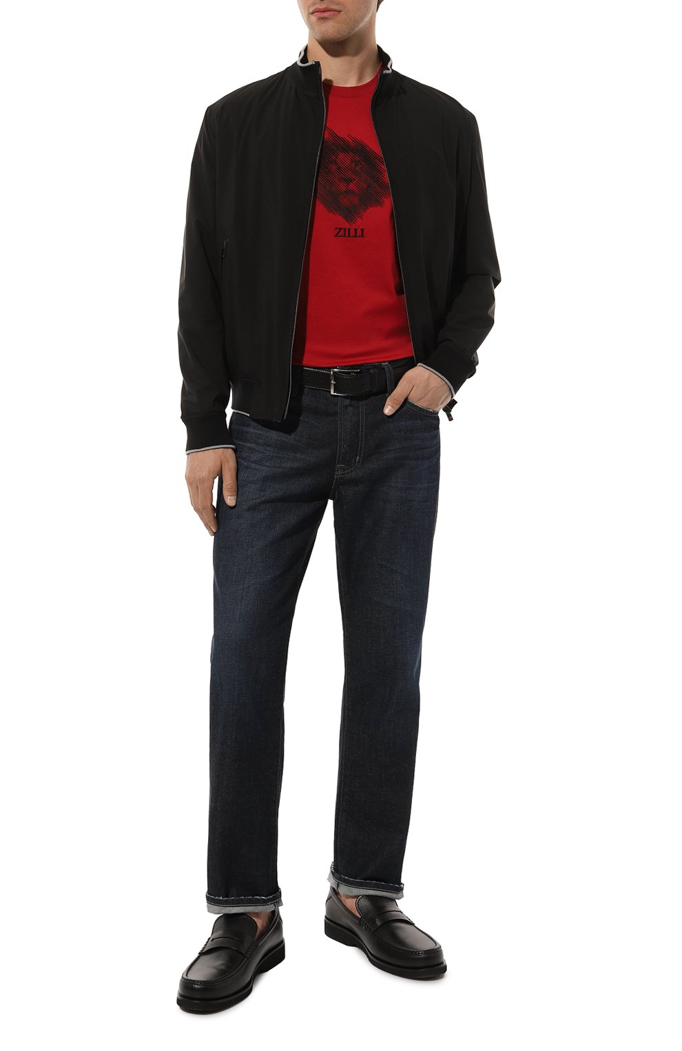 Хлопковая футболка ZILLI, арт. TSR001M0110VLIST0M, фото 2