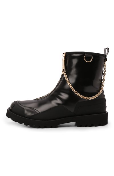 Кожаные ботинки DOLCE & GABBANA, арт. D11071/AQ673/37-39, фото 2