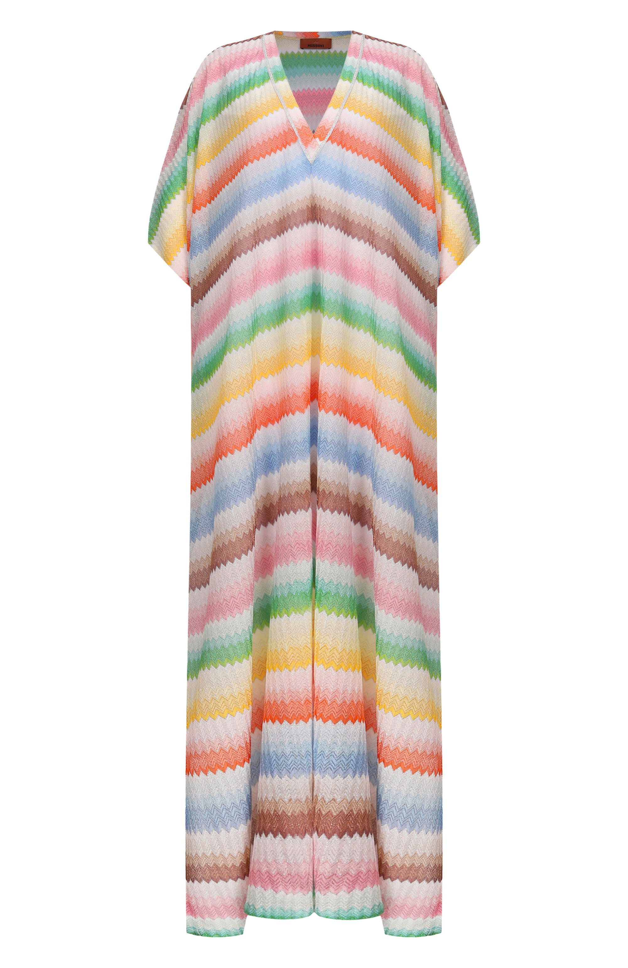 Туника из вискозы MISSONI разноцветного цвета по цене 141500 руб., арт. MS26SQ1T/BR014G, фото 1 Туника из вискозы MISSONI, арт. MS26SQ1T/BR014G, фото 1