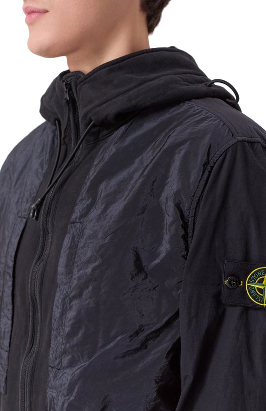 Хлопковая толстовка Stone Island 7515647/41 Чёрный  7515647/41 Фото 5