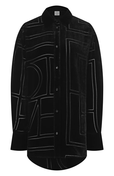 Женская бархатная рубашка TOTEME, арт. 261-WRT0702-FB0548