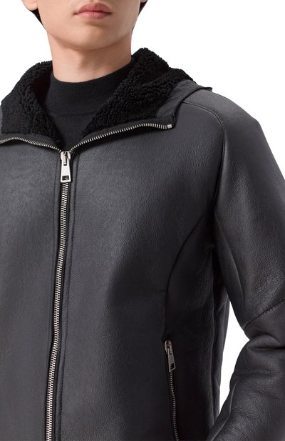 Дубленка из овчины ANDREA YA'AQOV черного цвета по цене 268500 руб., арт. 25MSHE54B/SHEARLING, фото 5 Дубленка из овчины ANDREA YA'AQOV, арт. 25MSHE54B/SHEARLING, фото 5