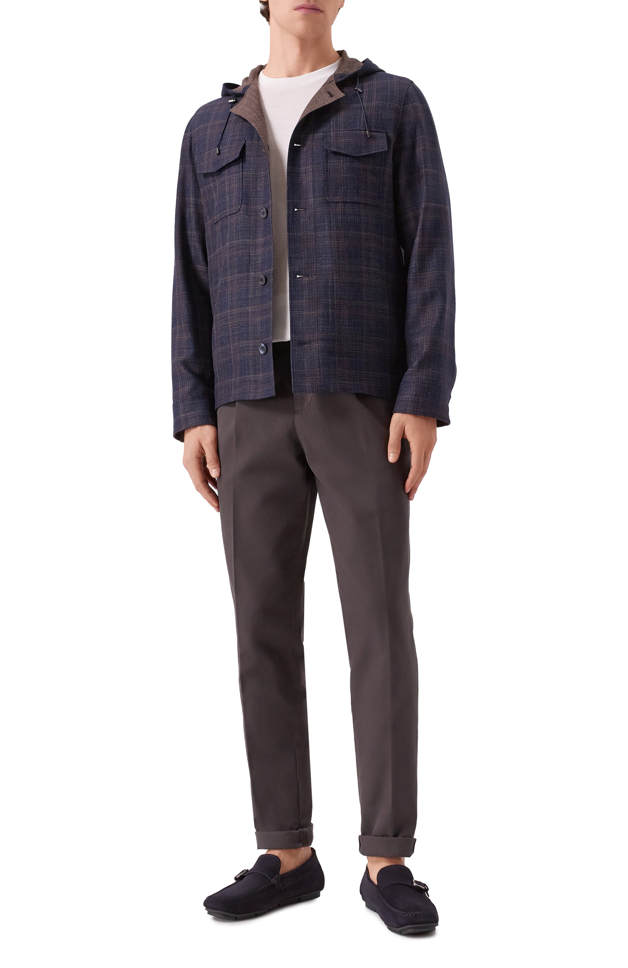 Замшевые мокасины DOUCAL'S, арт. DU3410HAVAUF009N, фото 2