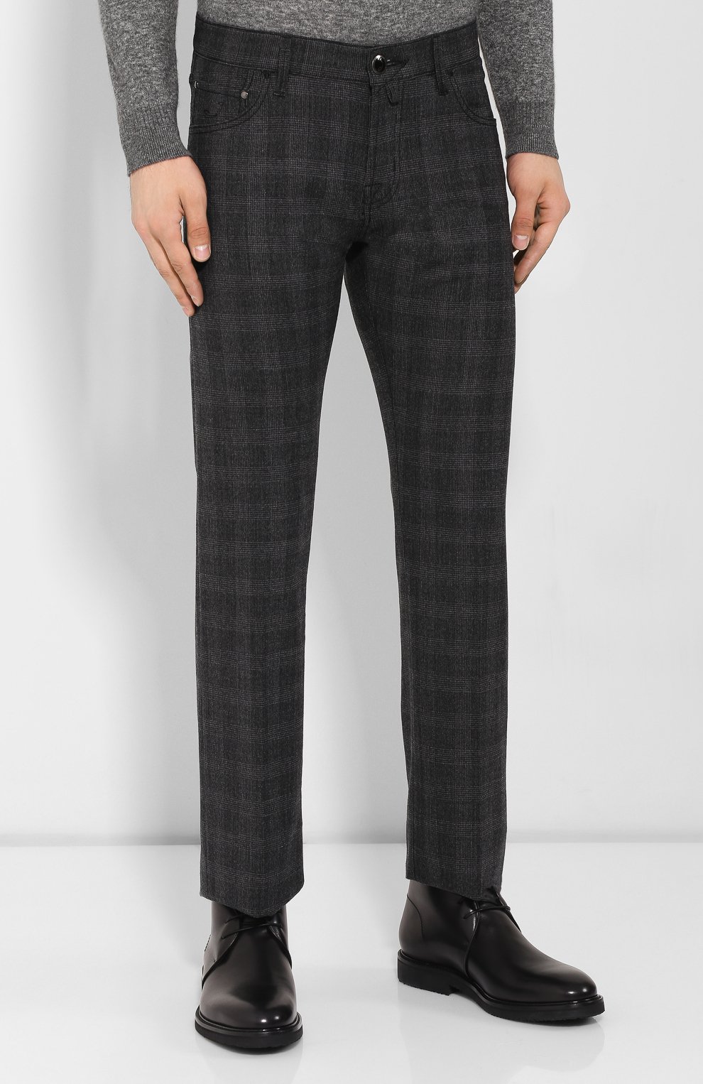 Шерстяные брюки JACOB COHEN, арт. J620 W00L CL C0MF 01659-N/52, фото 3