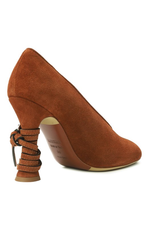 Замшевые туфли Moschino MA1006AC10/ME0 Коричневый  MA1006AC10/ME0 Фото 5