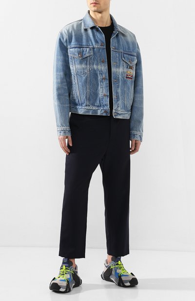 Комбинированные кроссовки vltn wod VALENTINO, арт. TY2S0C75/CDK, фото 2