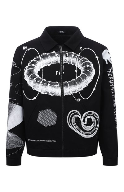 Хлопковая куртка MSFTSREP черного цвета по цене 39950 руб., арт. 31MSFH100S1/218763, фото 1 Хлопковая куртка MSFTSREP, арт. 31MSFH100S1/218763, фото 1