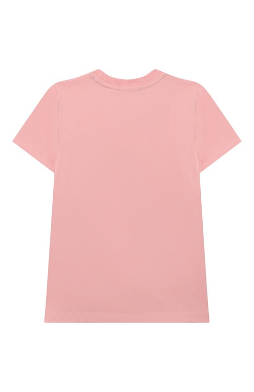 Хлопковая футболка Moschino Розовый, фото 2