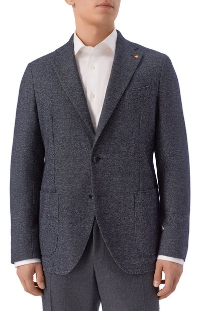Пиджак из шерсти и хлопка SARTORIA LATORRE, арт. JD74/JI130, фото 4