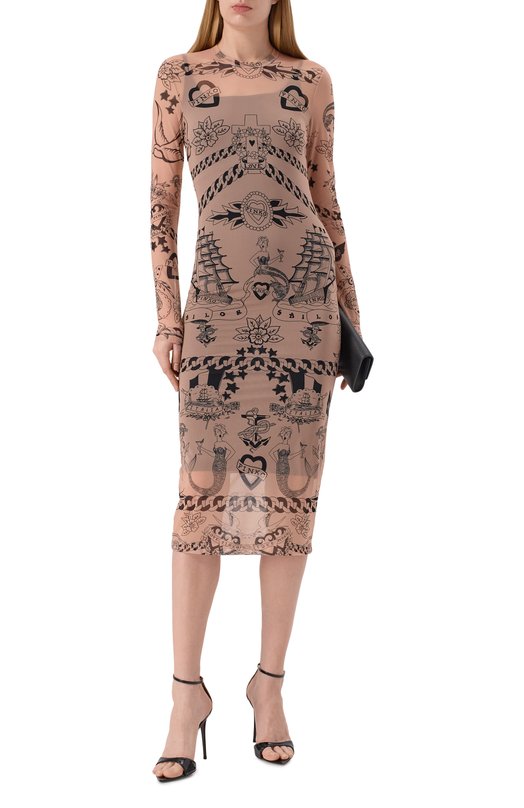 Платье Pinko 105797/A2VM Бежевый  105797/A2VM Фото 2