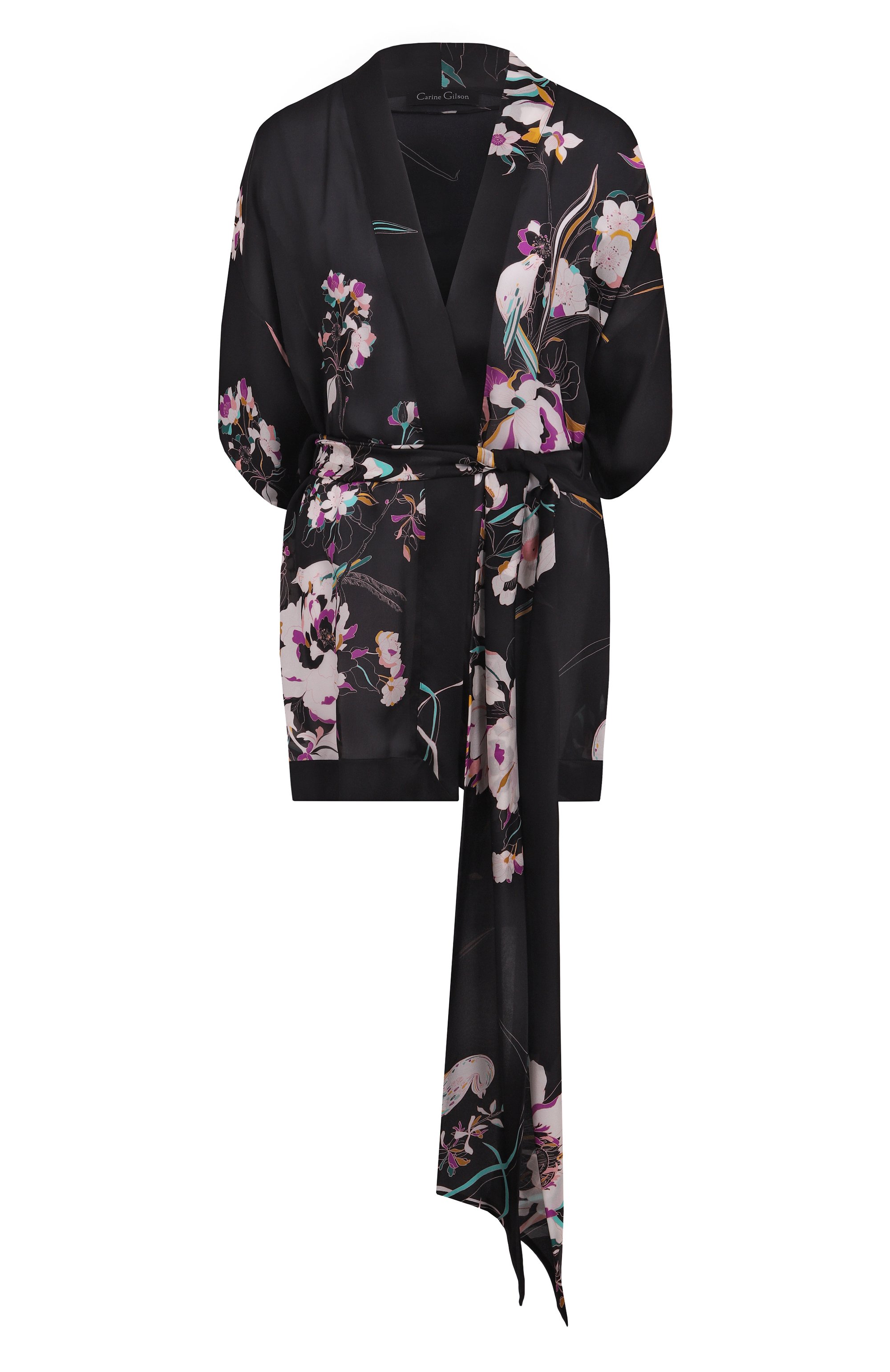 Шелковый халат CARINE GILSON, арт. PR0905-P, фото 1