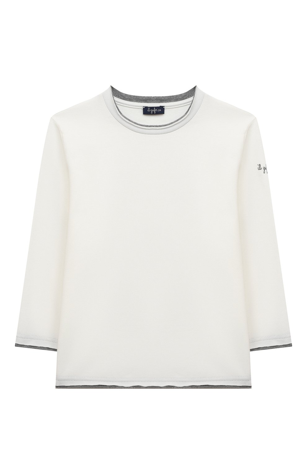 Хлопковый лонгслив IL GUFO, арт. C0ATA025M0011/2A-4A, фото 1