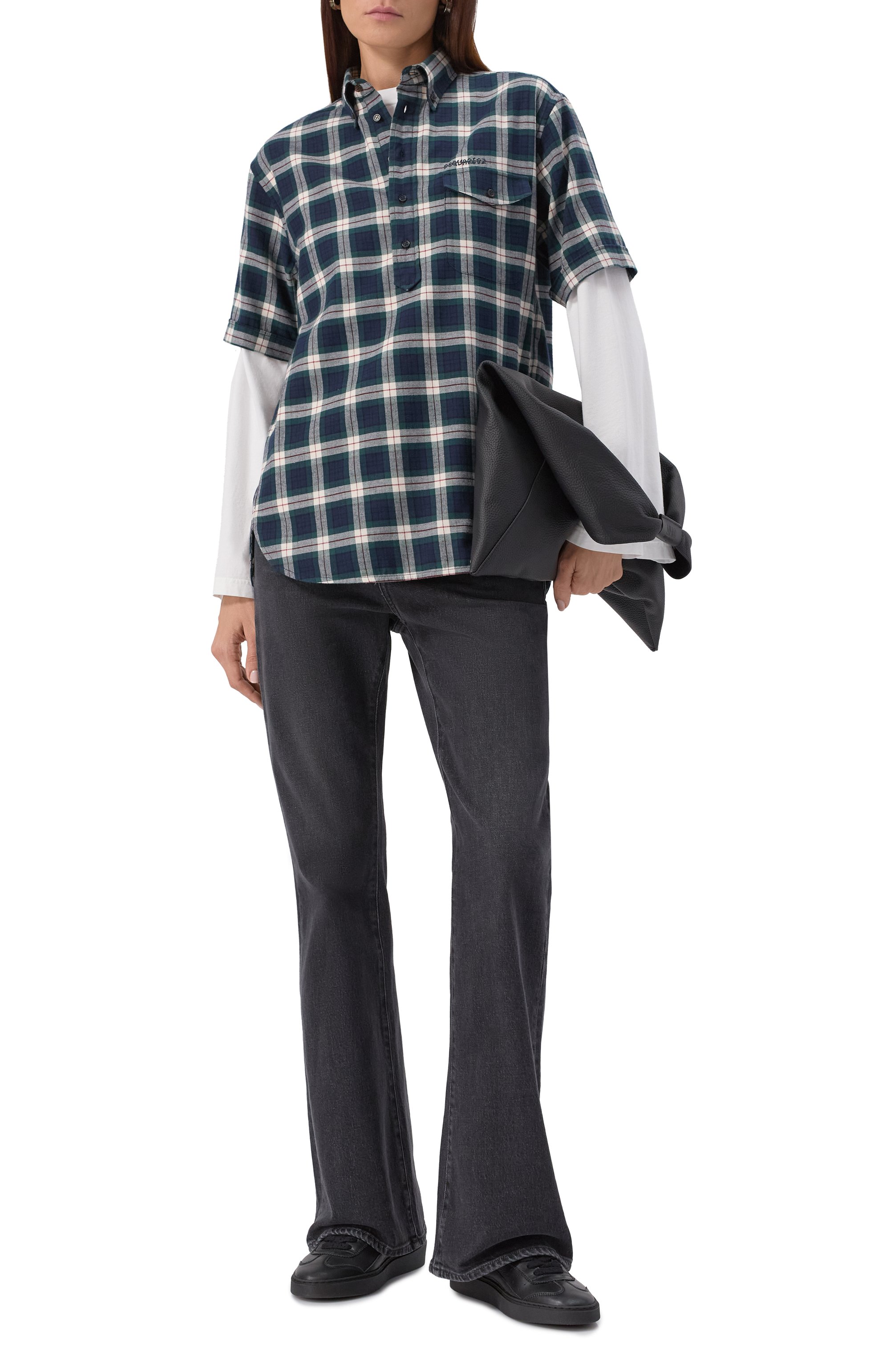 Кожаные кеды rider DSQUARED2, арт. SNW0324/01506719, фото 2