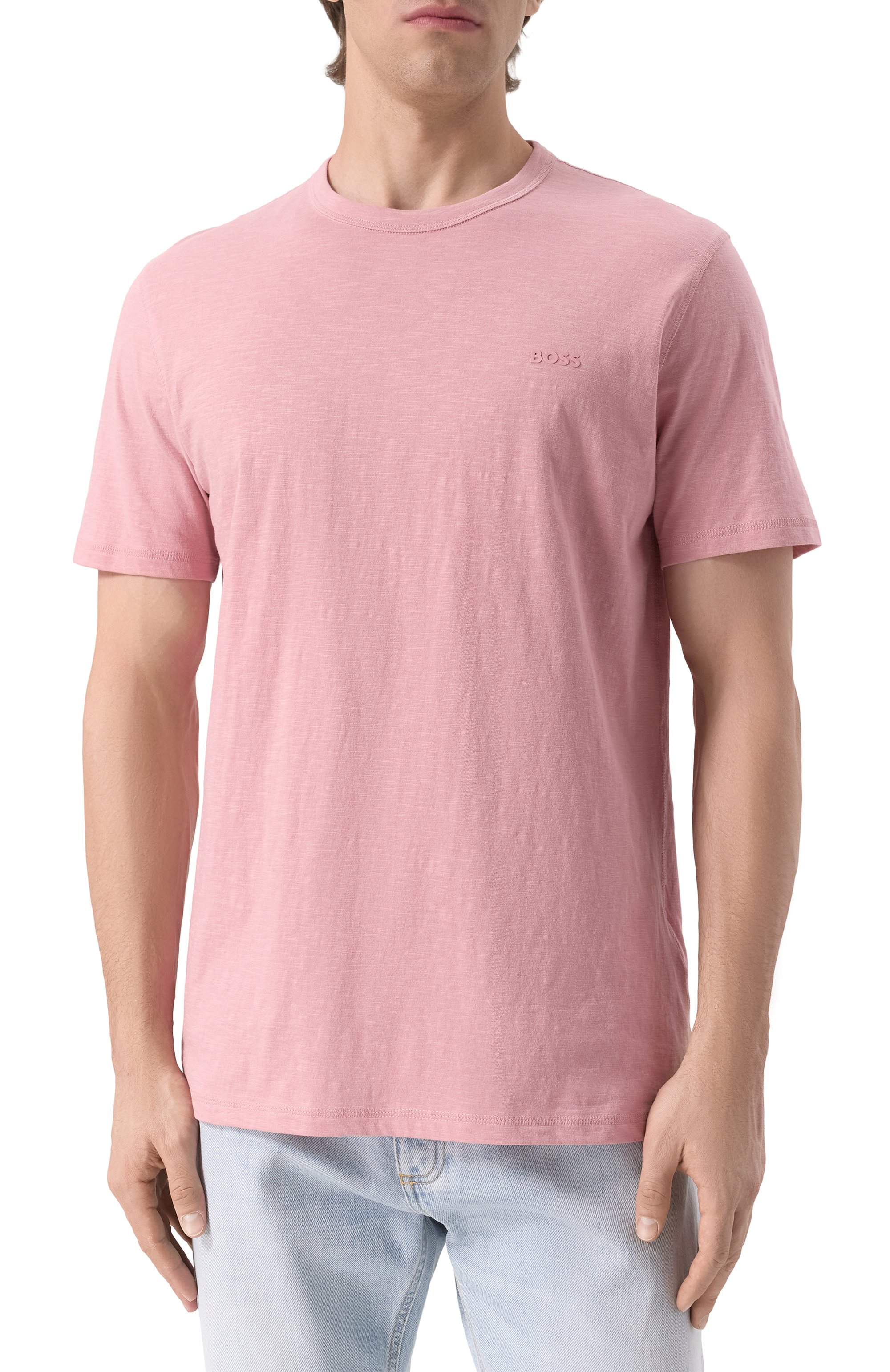 Хлопковая футболка BOSS ORANGE, арт. 50508243, фото 3