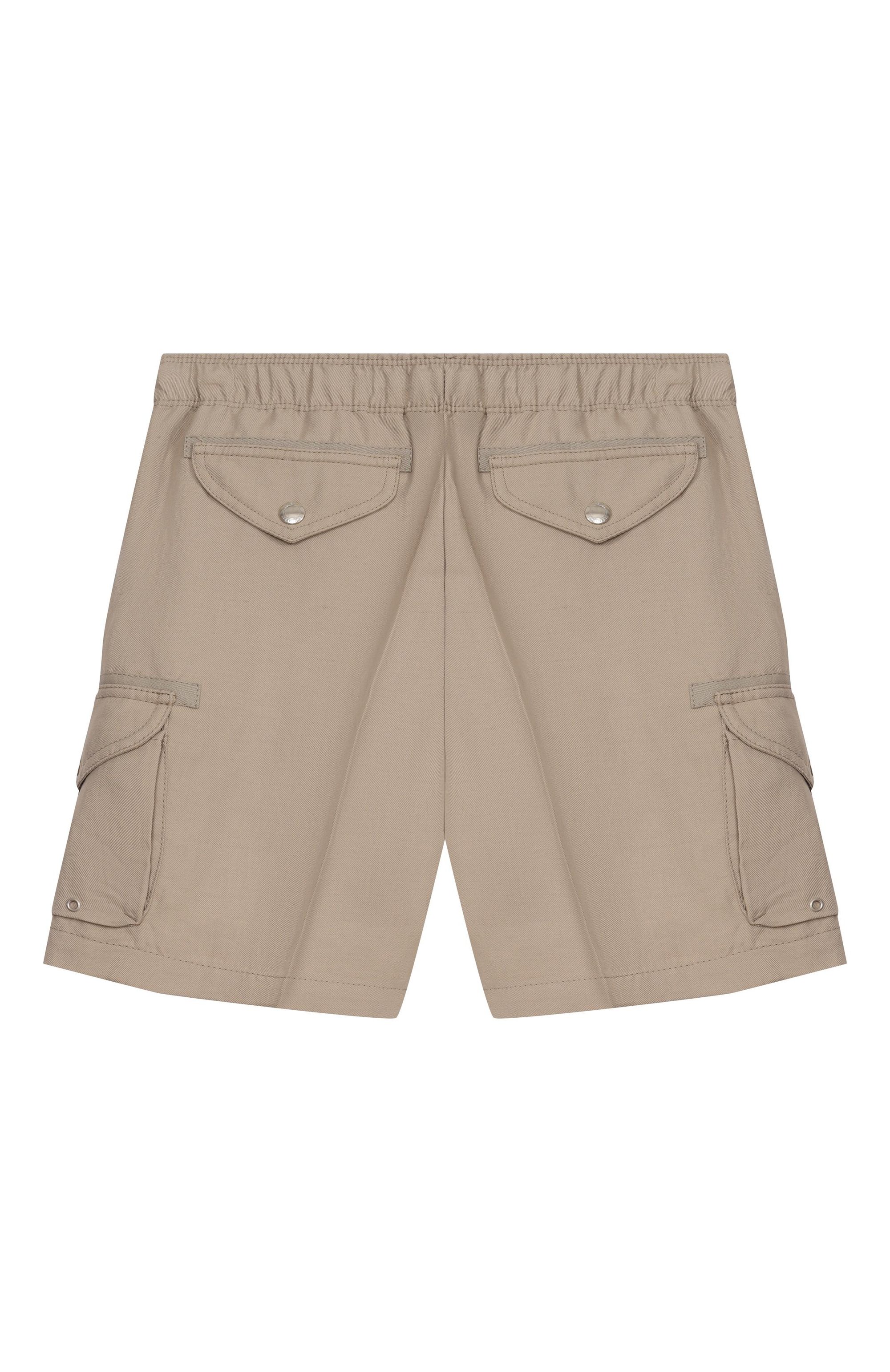 Шорты изо льна и хлопка BRUNELLO CUCINELLI, арт. BH255P909A, фото 2