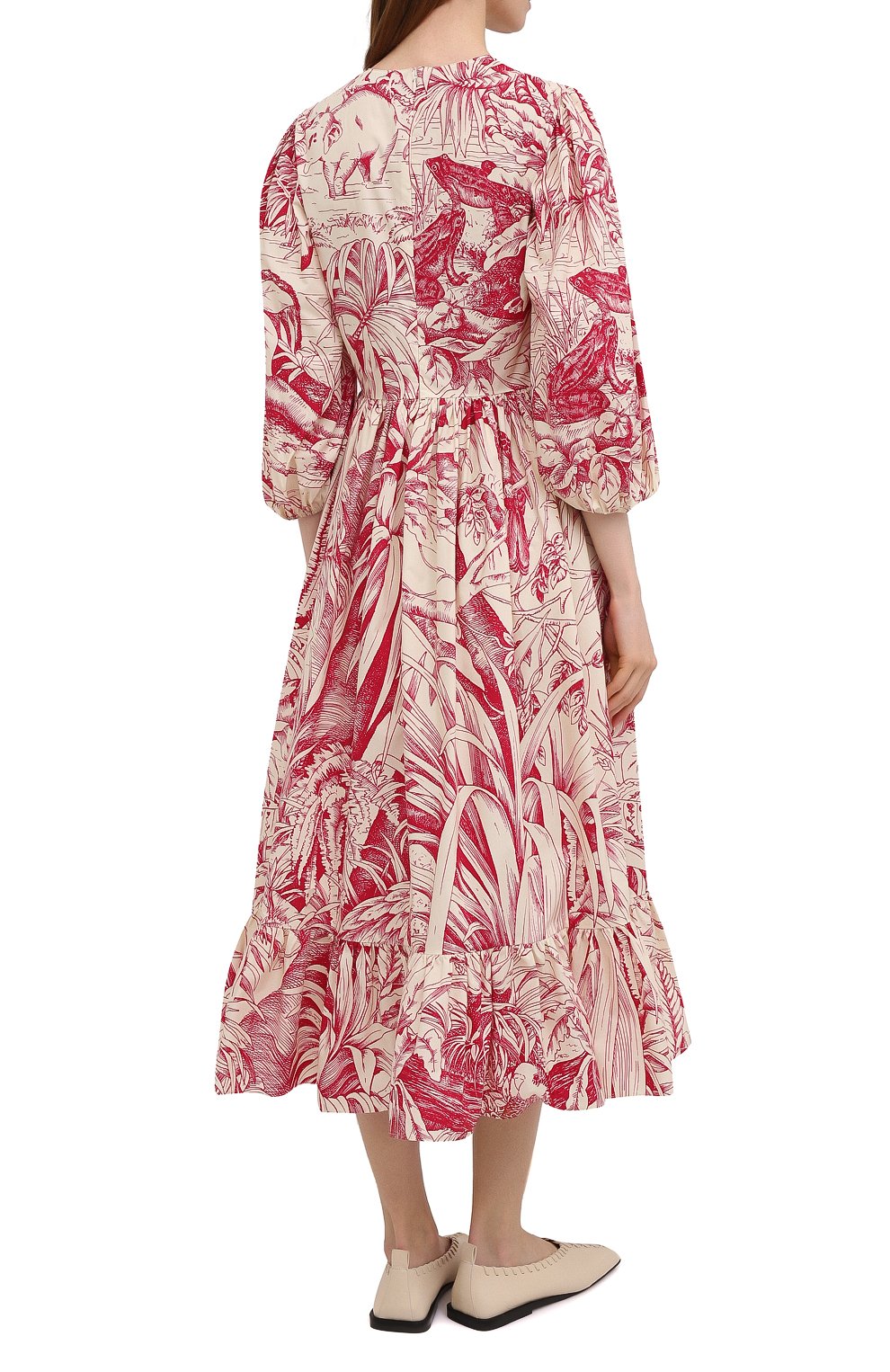 Платье REDVALENTINO красного цвета по цене 78550 руб., арт. VR0VAAU0/5SE, фото 4 Платье REDVALENTINO, арт. VR0VAAU0/5SE, фото 4