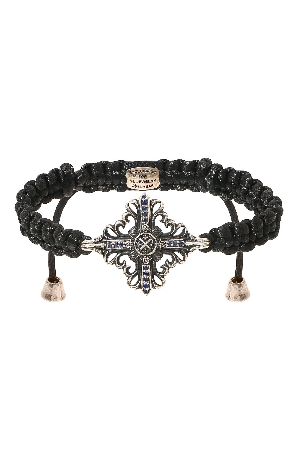 Текстильный браслет возрождение империи GL JEWELRY черного цвета по цене 13860 руб., арт. M450005-S97-327, фото 1 Текстильный браслет возрождение империи GL JEWELRY, арт. M450005-S97-327, фото 1