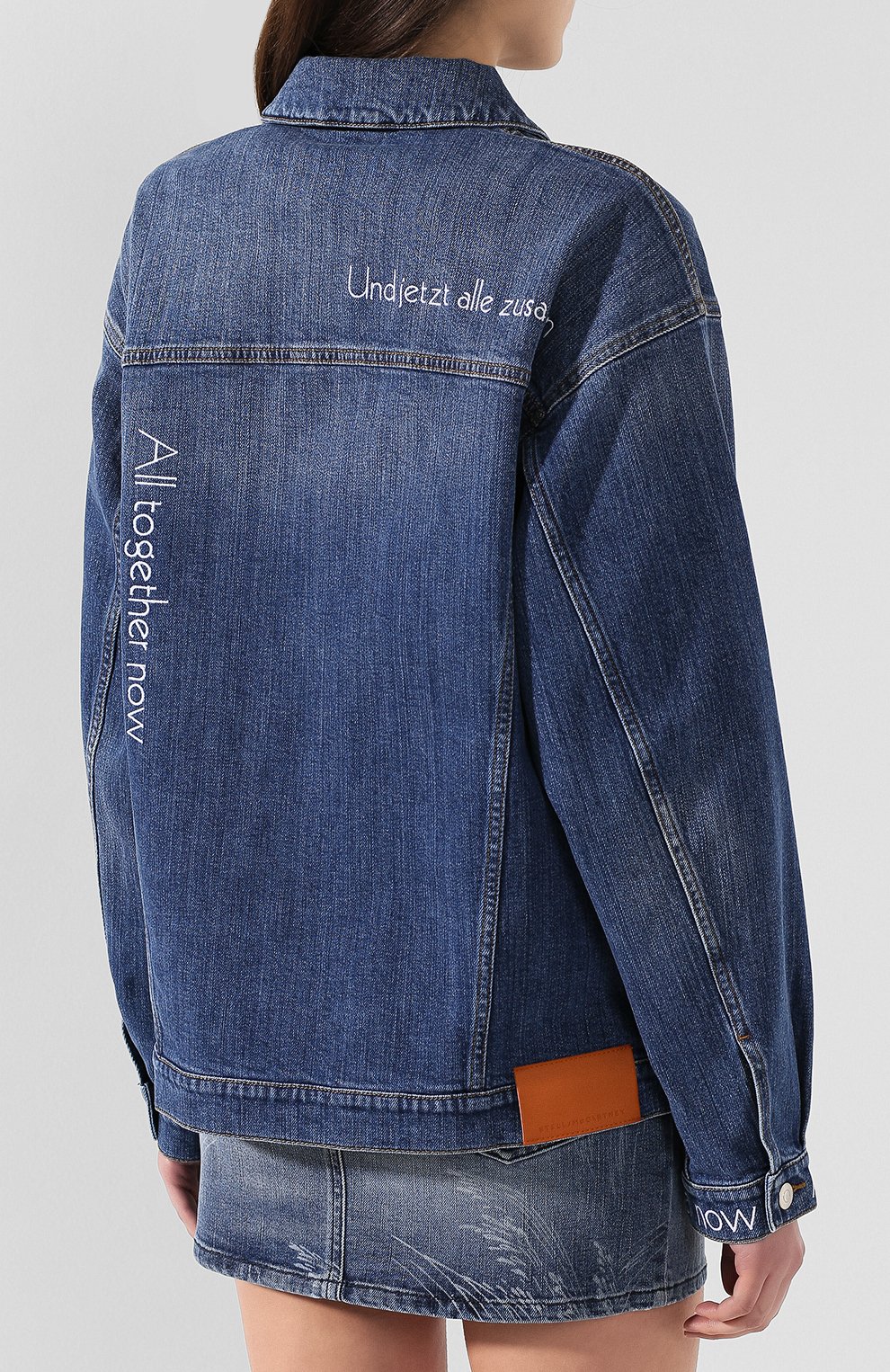 Джинсовая куртка STELLA MCCARTNEY голубого цвета по цене 86000 руб., арт. 445705/SNH06, фото 4 Джинсовая куртка STELLA MCCARTNEY, арт. 445705/SNH06, фото 4