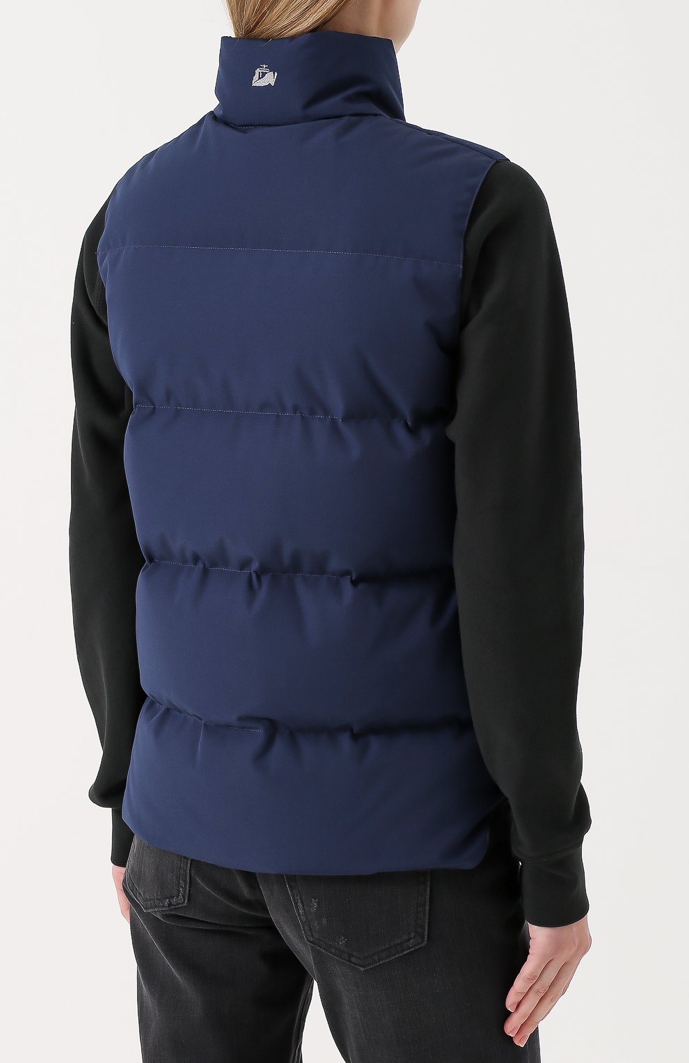 Пуховый стеганый жилет с логотипом бренда ARCTIC EXPLORER, арт. INDIG_NAVY_W, фото 4