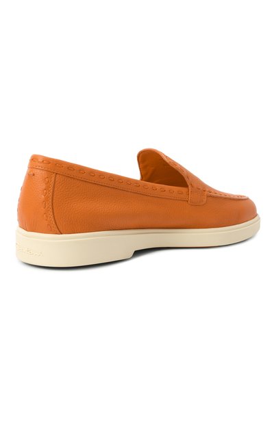 Кожаные лоферы SANTONI, арт. WUYG71436TISSWKA, фото 5