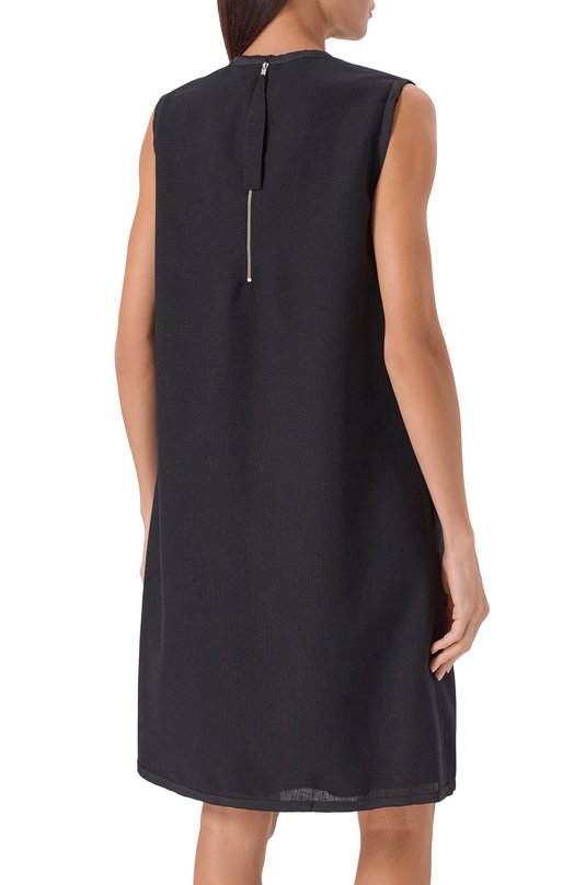 Шерстяное платье Jil Sander J02CT0548/J41557 Чёрный  J02CT0548/J41557 Фото 4