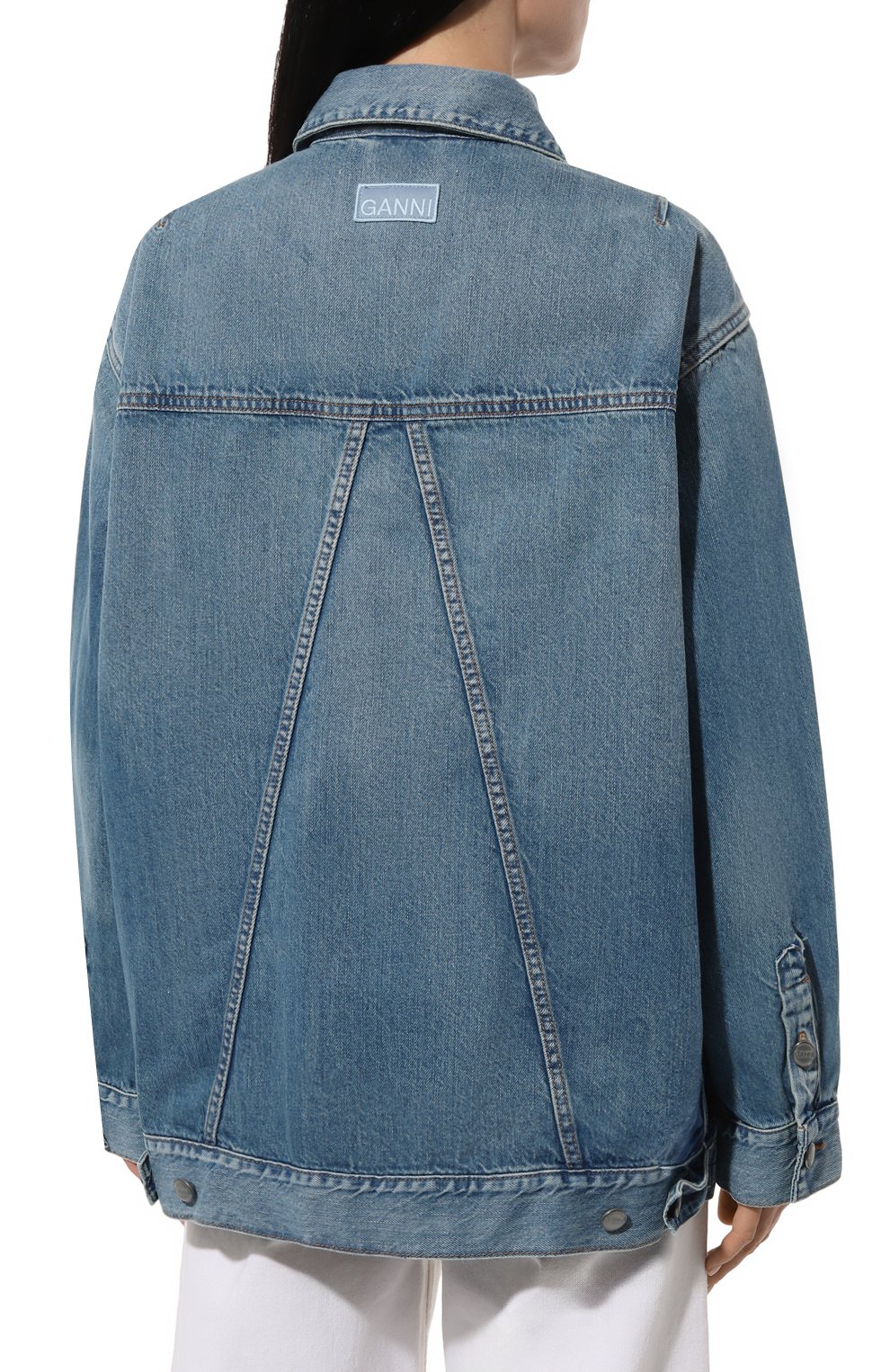 Джинсовая куртка GANNI, арт. J1373, фото 4