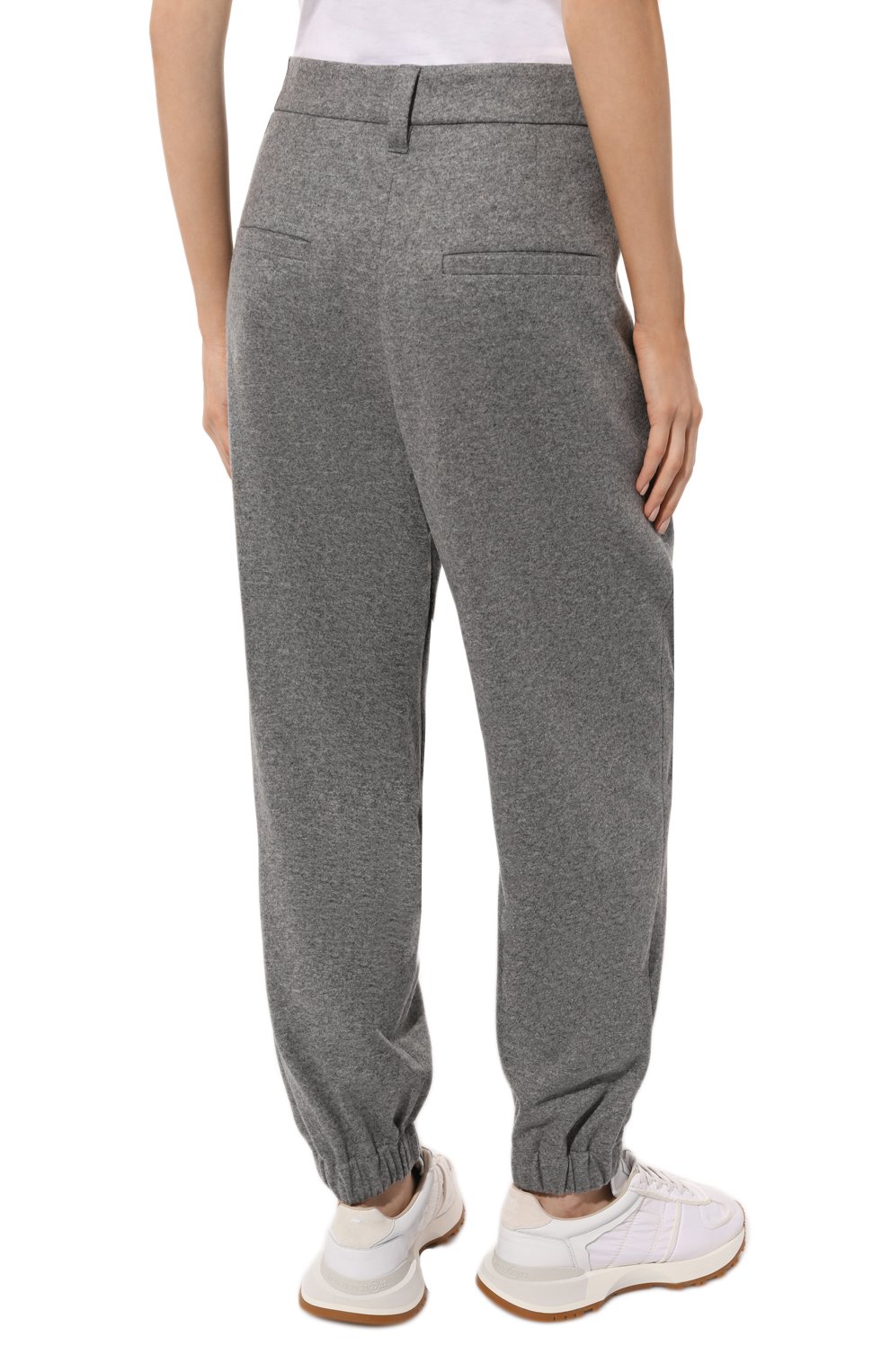 Кашемировые брюки BRUNELLO CUCINELLI серого цвета по цене 263500 руб., арт. MP896P7724, фото 4 Кашемировые брюки BRUNELLO CUCINELLI, арт. MP896P7724, фото 4