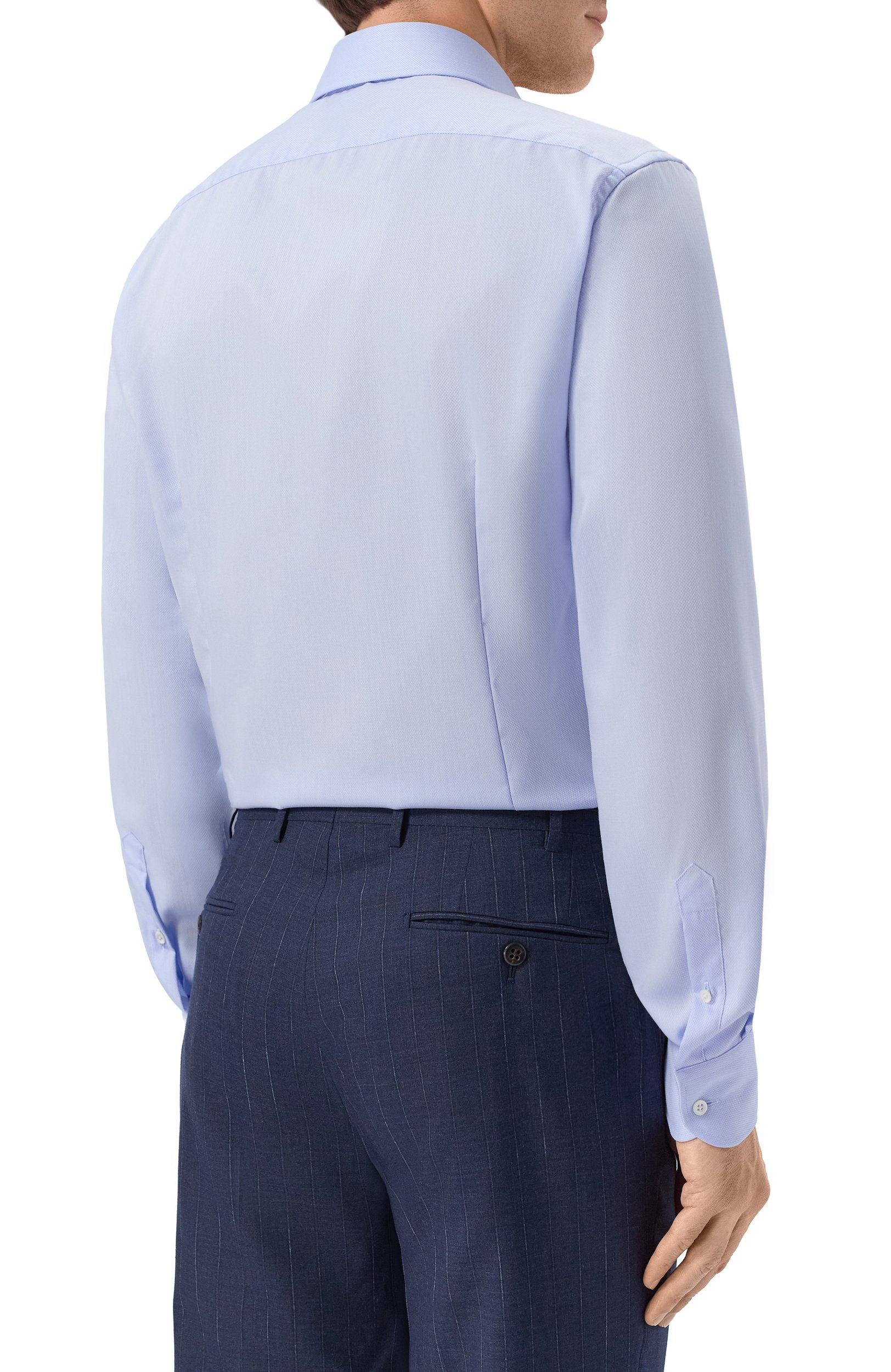 Хлопковая сорочка CORNELIANI, арт. 28P102/2A11172, фото 4