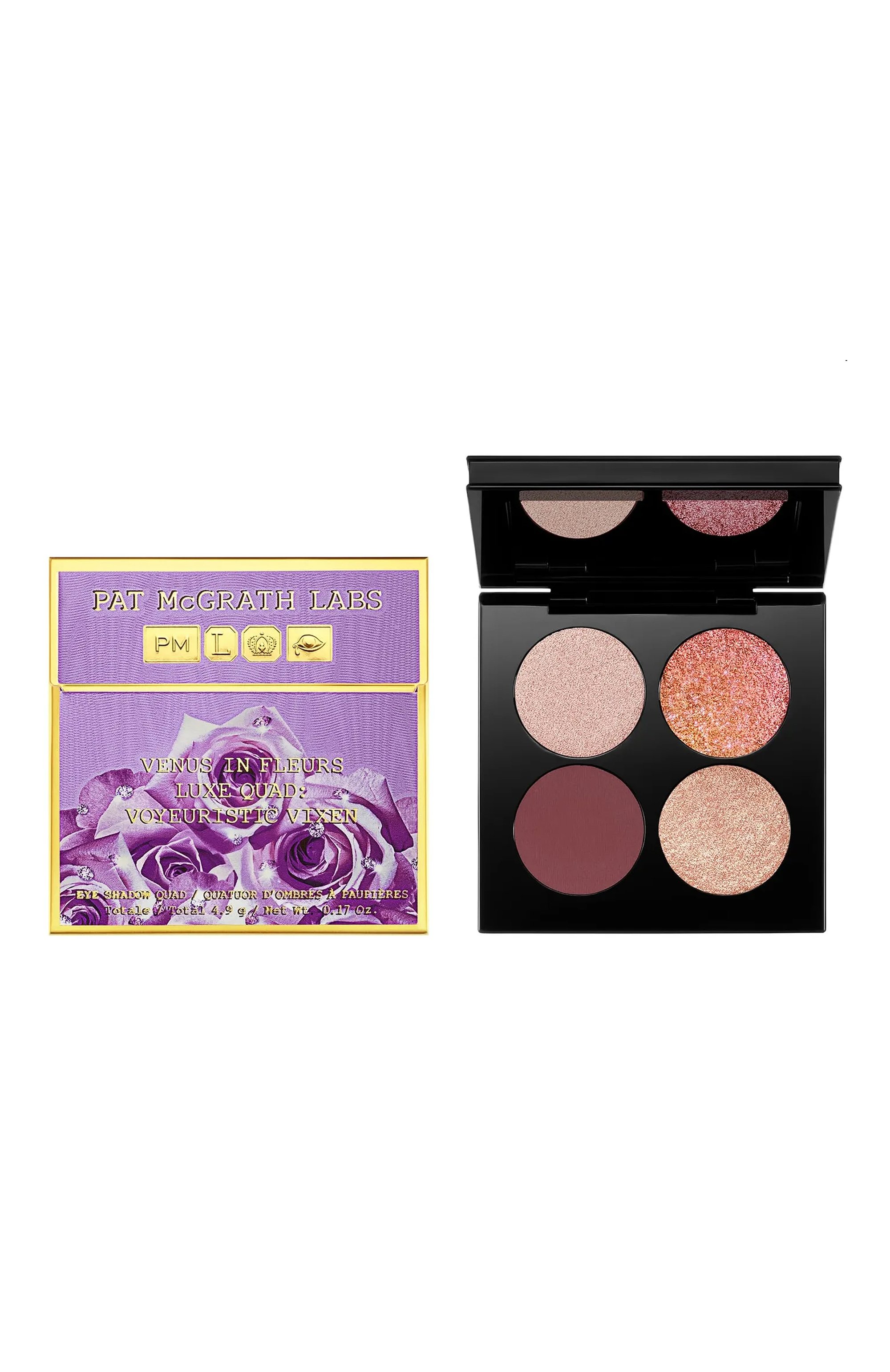 Тени для век luxe quad, оттенок voyeuristic vixen PAT MCGRATH LABS цвета по цене 7000 руб., арт. 843004110142, фото 1 Тени для век luxe quad, оттенок voyeuristic vixen PAT MCGRATH LABS, арт. 843004110142, фото 1