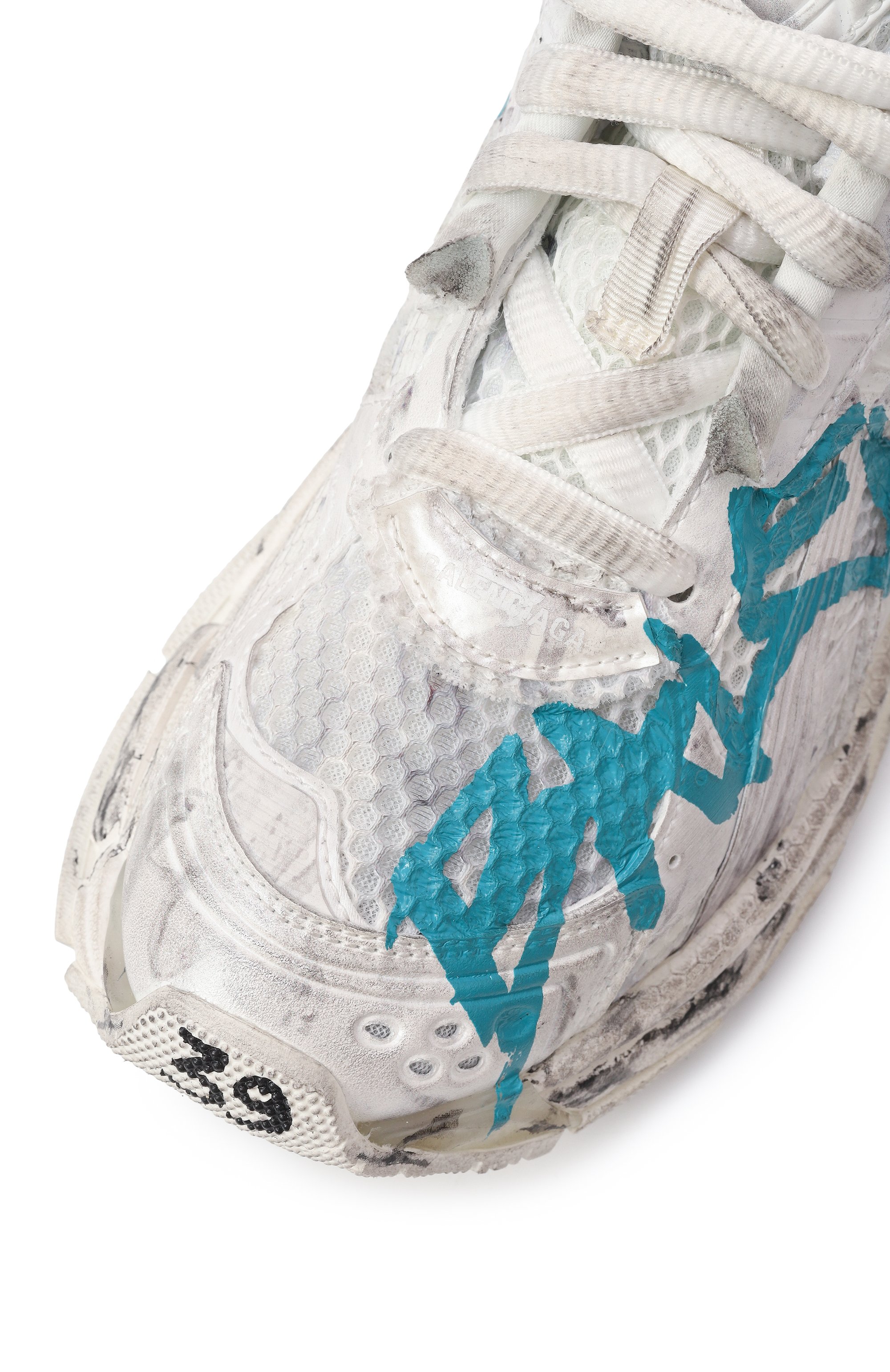 Комбинированные кроссовки runner BALENCIAGA, арт. 772767/W3RBW, фото 7